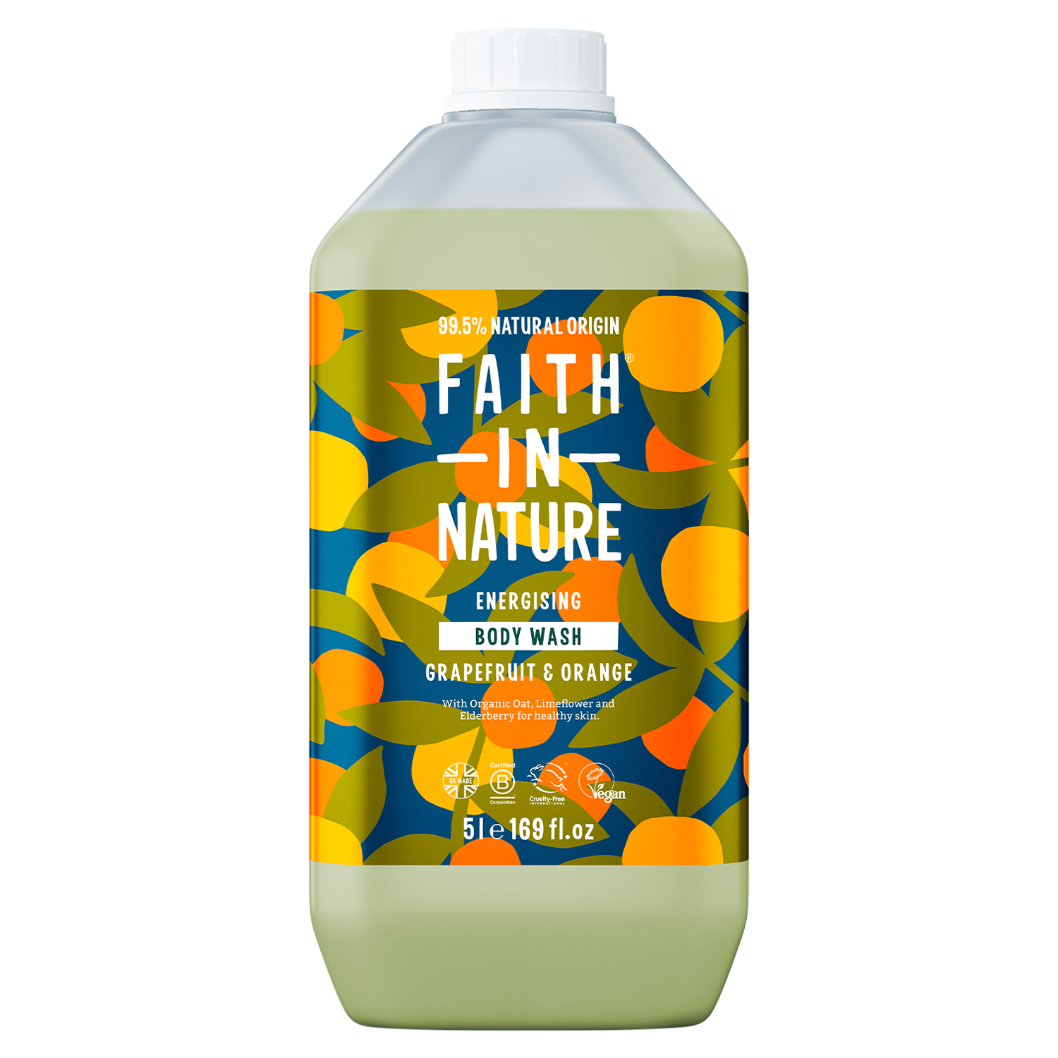 Faith in Nature Grapefruit & Orange Body Wash - UK Food & Drink - 708002901676
