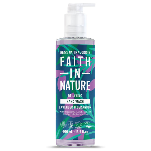 Faith in Nature Lavender & Geranium Hand Wash - UK Food & Drink - 708002000393