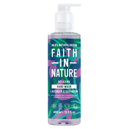 Faith in Nature Lavender & Geranium Hand Wash - UK Food & Drink - 708002400490