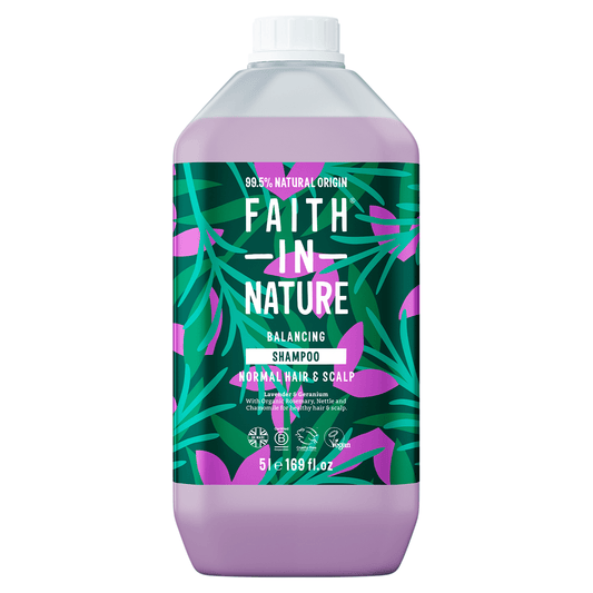 Faith in Nature Shampoo Lavender & Geranium 5l - UK Food & Drink - 708002900419