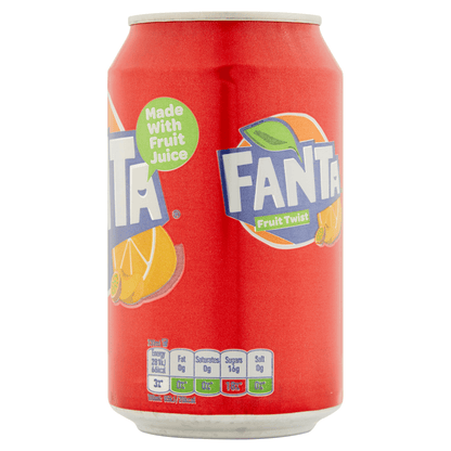 Fanta Fruit Twist 330ml - UK Food & Drink - 5449000042101