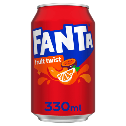 Fanta Fruit Twist 330ml - UK Food & Drink - 5449000042101