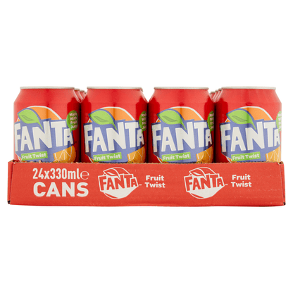 Fanta Fruit Twist 330ml - UK Food & Drink - 5449000042101