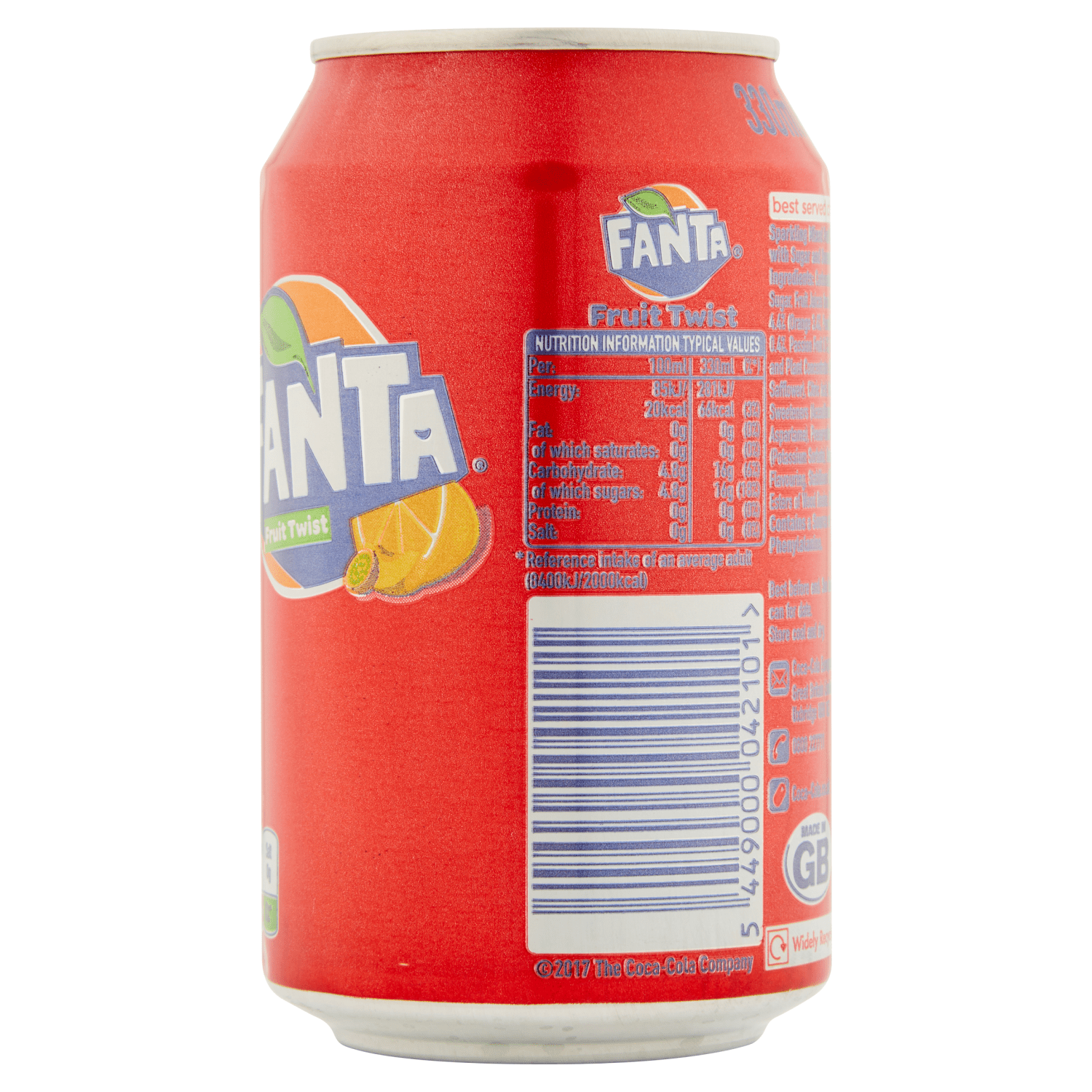Fanta Fruit Twist 330ml - UK Food & Drink - 5449000042101