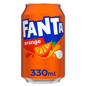 Fanta Orange 330ml - UK Food & Drink - 5449000011527
