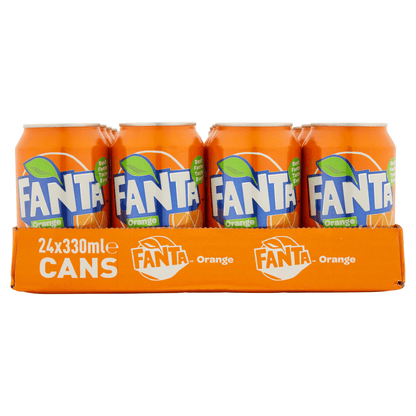 Fanta Orange 330ml - UK Food & Drink - 5449000011527