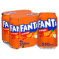 Fanta Orange 4 x 330ml - UK Food & Drink - 5449000051578