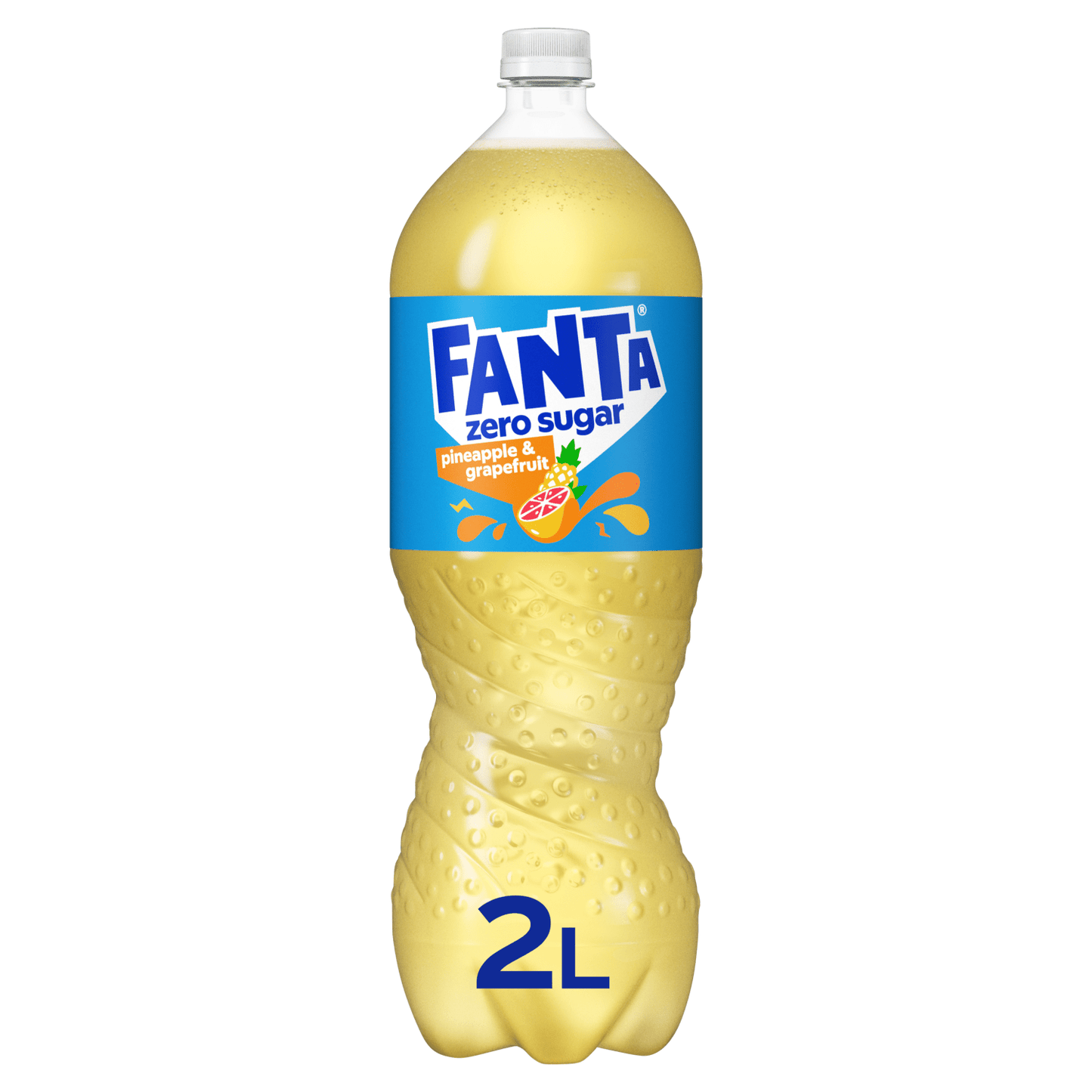 Fanta Pineapple & Grapefruit Zero Sugar 2L - UK Food & Drink - 5449000090485