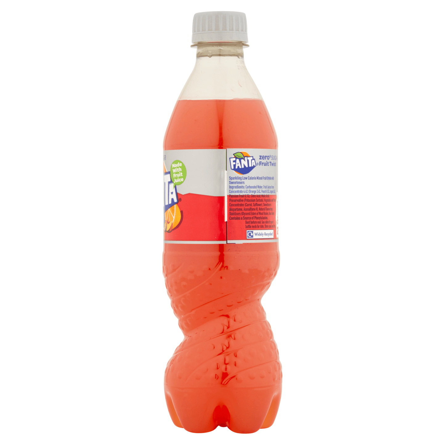 Fanta Zero Sugar Fruit Twist 500ml - UK Food & Drink - 5449000214522