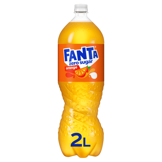 Fanta Zero Sugar Orange 2L - UK Food & Drink - 5449000120984