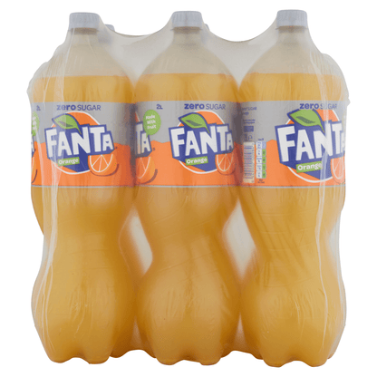 Fanta Zero Sugar Orange 2L - UK Food & Drink - 5449000120984
