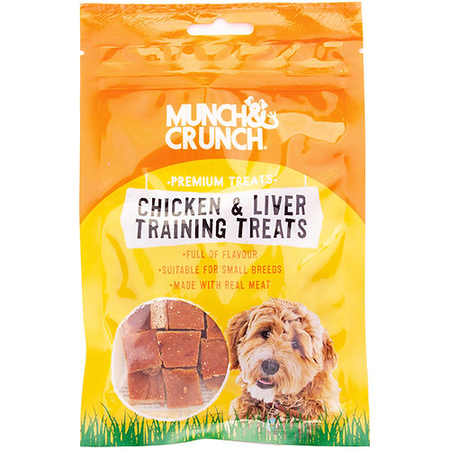 Munch & Crunch Chicken & Liver Training Treats 60G