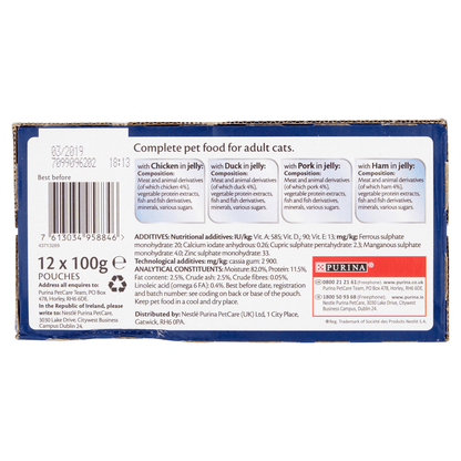 Felix As Good As It Looks Adult Cat Food Meaty Selection in Jelly 12 x 100g - UK Food & Drink - 7613034958846