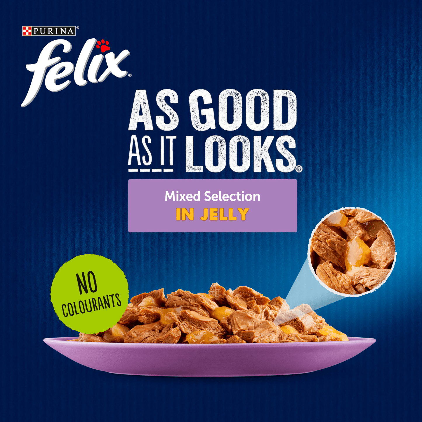 Felix As Good As It Looks Adult Cat Food Mixed Selection in Jelly 40 x 100g - UK Food & Drink - 7613036016223