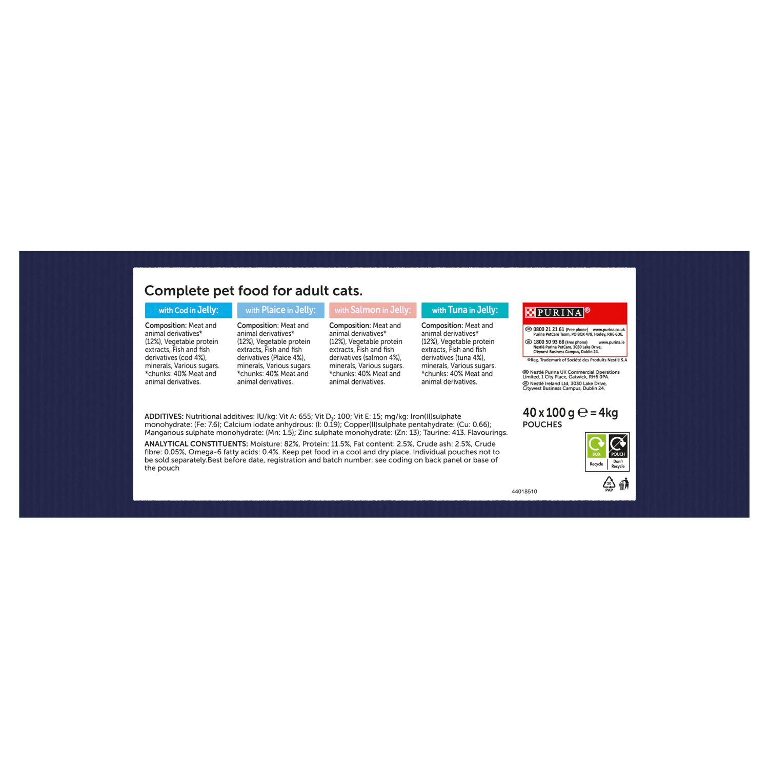 Felix As Good As It Looks Adult Cat Food Ocean Feasts in Jelly 40 x 100g - UK Food & Drink - 7613036016841