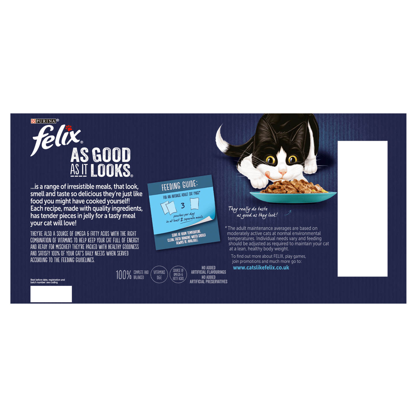 Felix As Good As It Looks Adult Cat Food Ocean Feasts in Jelly 40 x 100g - UK Food & Drink - 7613036016841