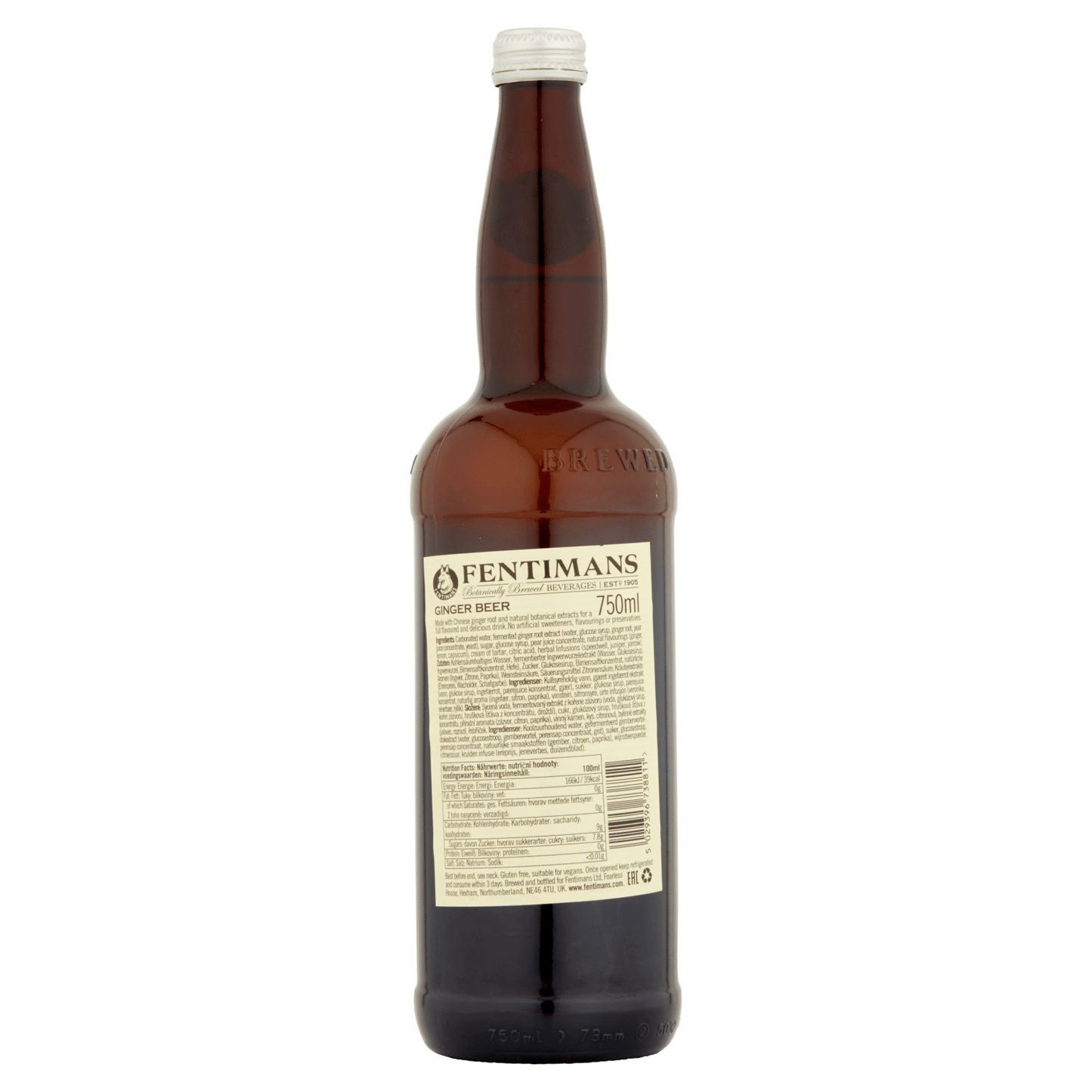 Fentimans Classic Ginger Beer 750ml - UK Food & Drink - 5029396738811