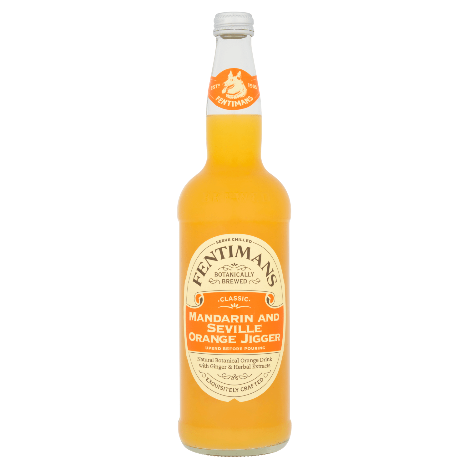 Fentimans Classic Mandarin and Seville Orange Jigger 750ml - UK Food & Drink - 5029396003018