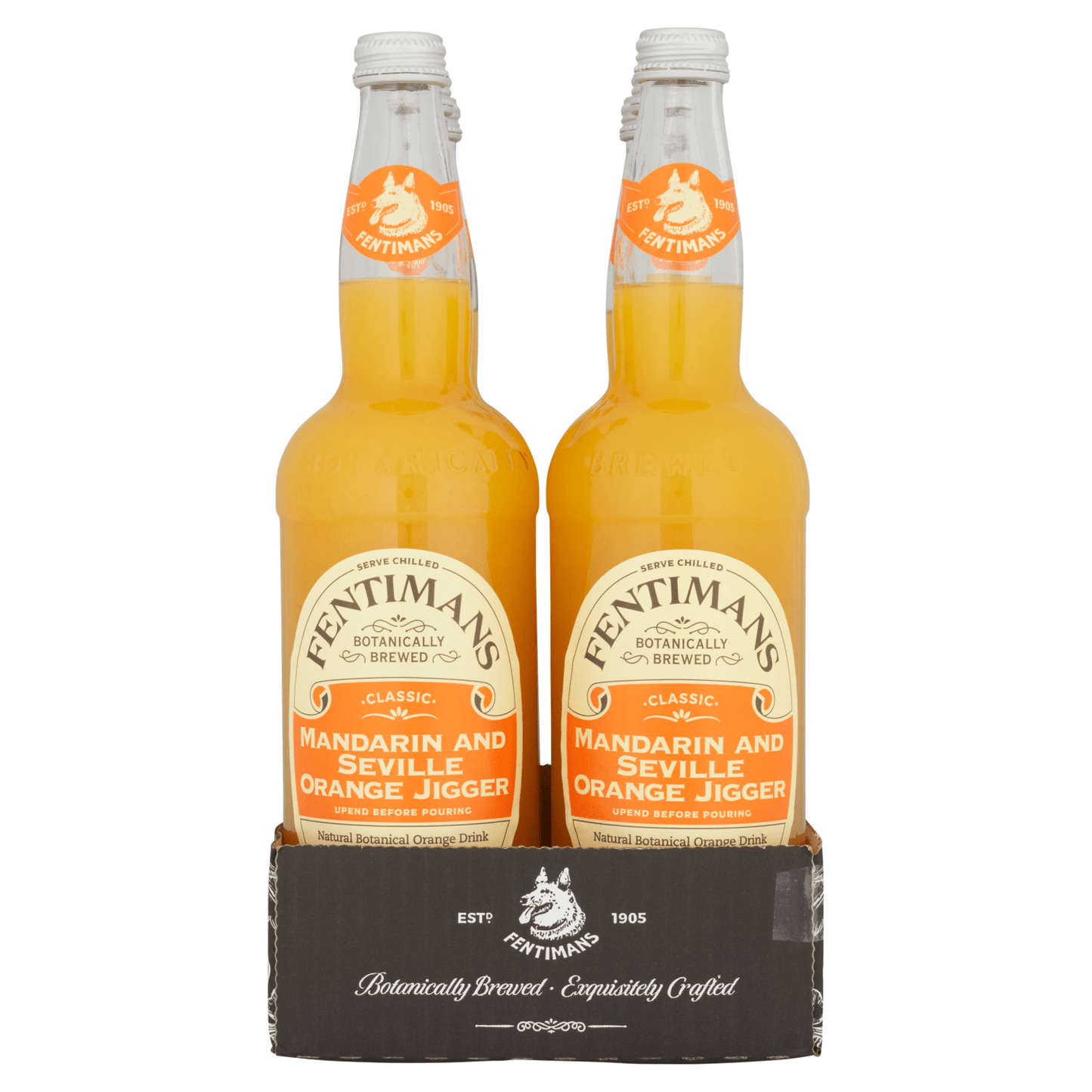 Fentimans Classic Mandarin and Seville Orange Jigger 750ml - UK Food & Drink - 5029396003018