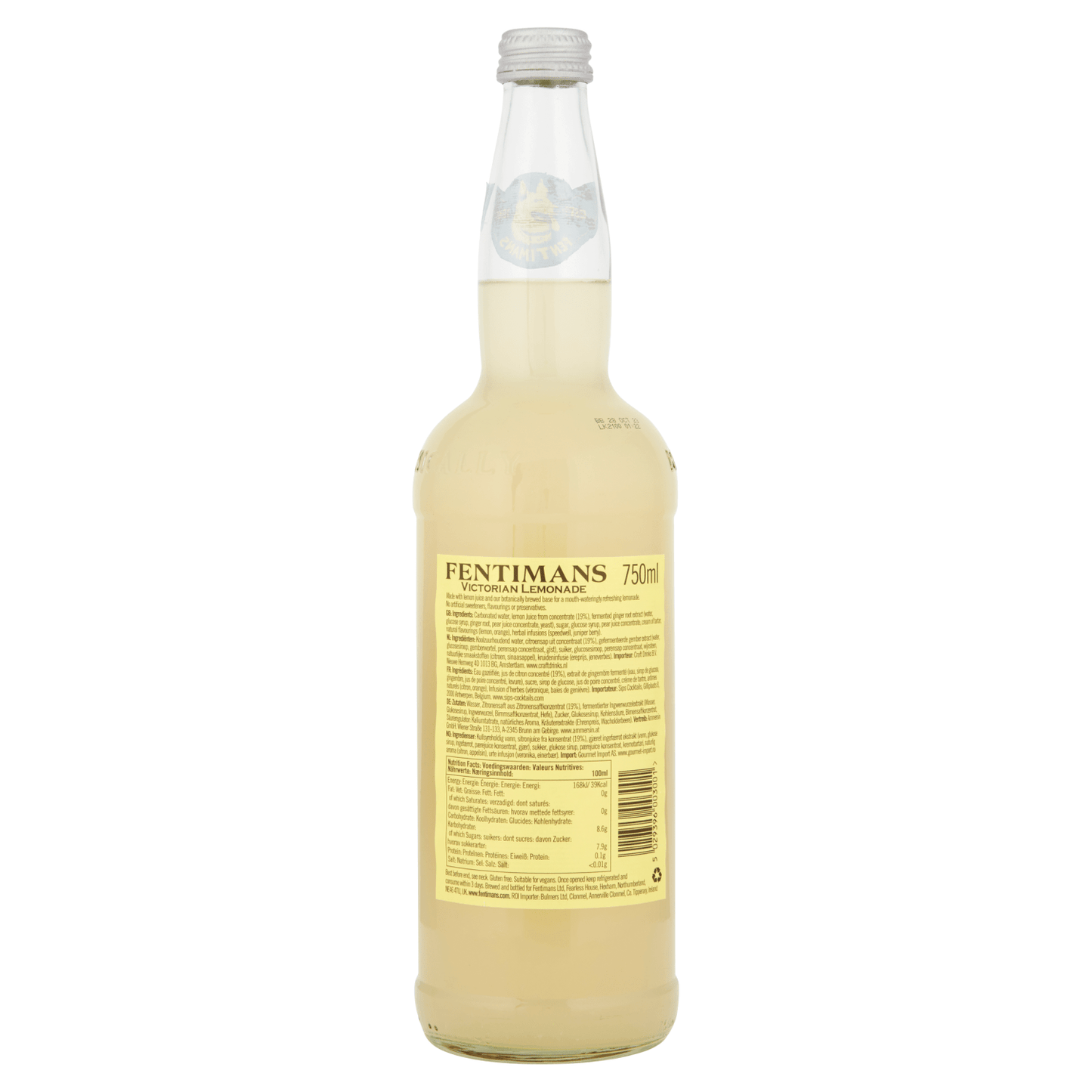 Fentimans Classic Victorian Lemonade 750ml - UK Food & Drink - 5029396003001