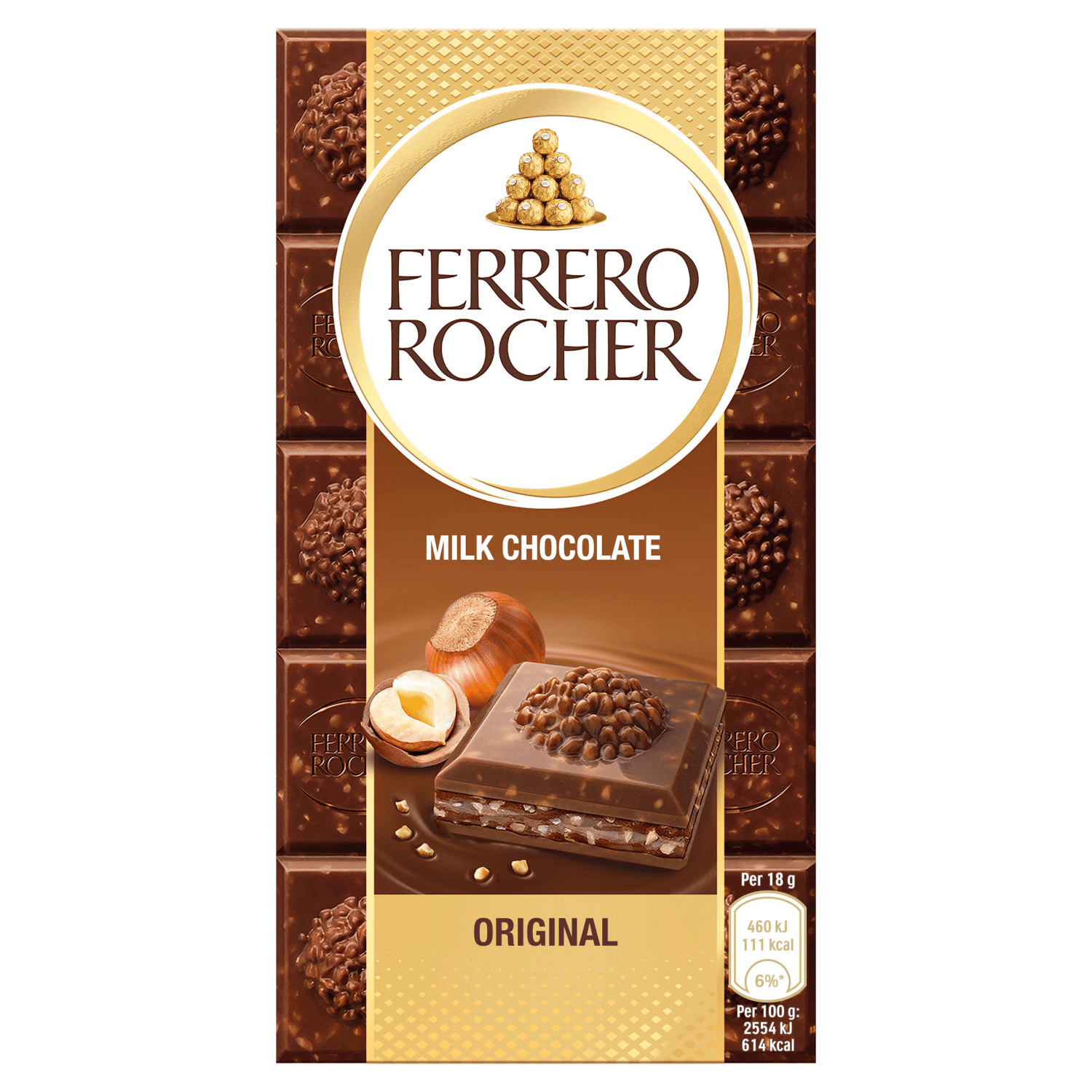 Ferrero Rocher Original Tablet 90g - UK Food & Drink - 8000500359488