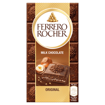 Ferrero Rocher Original Tablet 90g - UK Food & Drink - 8000500359488