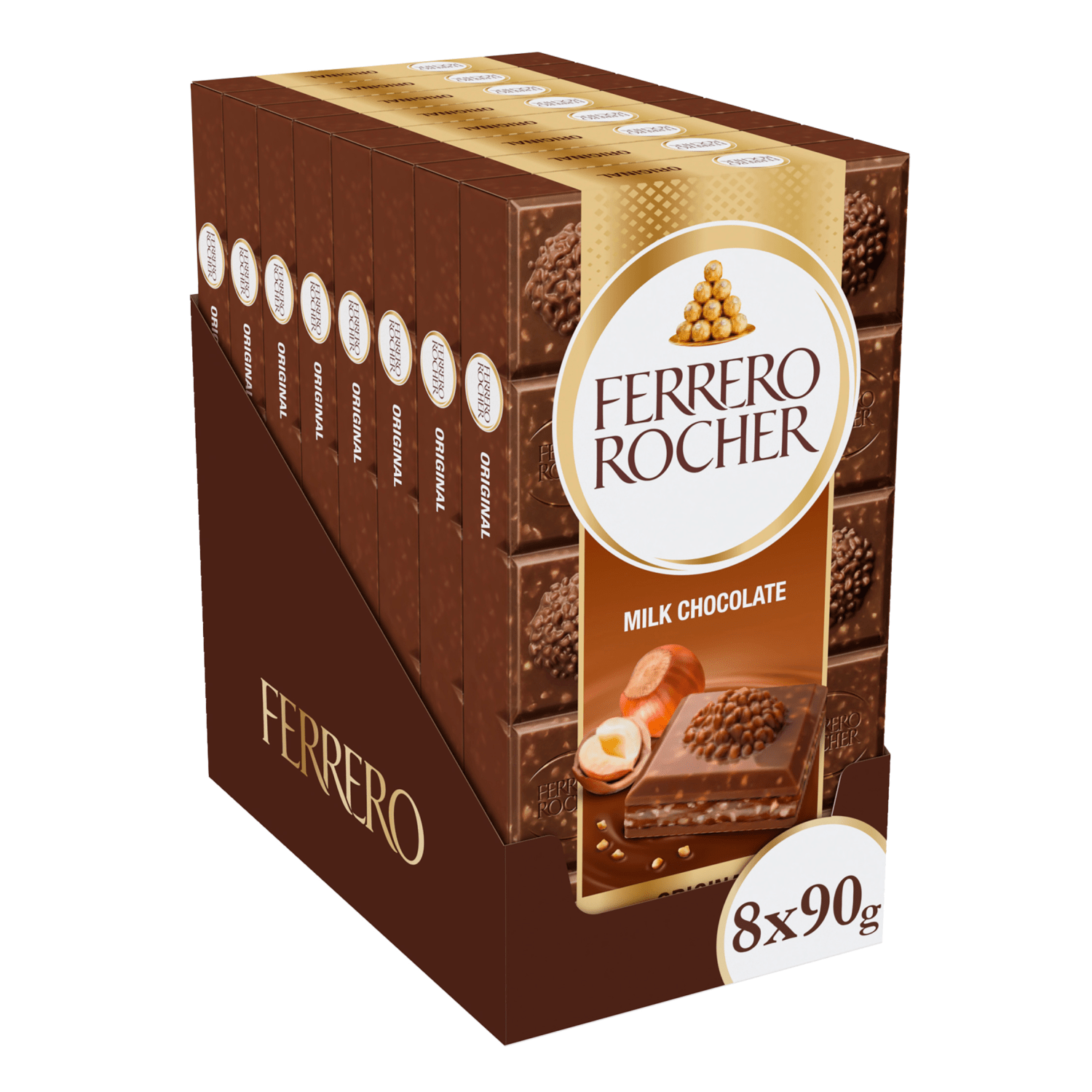 Ferrero Rocher Original Tablet 90g - UK Food & Drink - 8000500359488