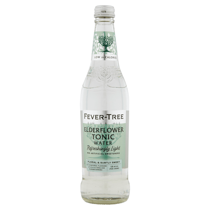 Fever - Tree Refreshingly Light Elderflower Tonic Water 500ml - UK Food & Drink - 5060108451673
