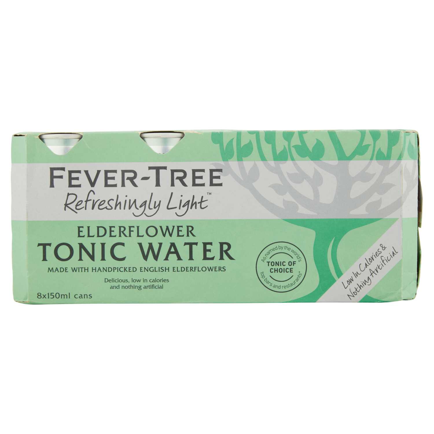 Fever - Tree Refreshingly Light Elderflower Tonic Water 8 x 150ml - UK Food & Drink - 5060108452113