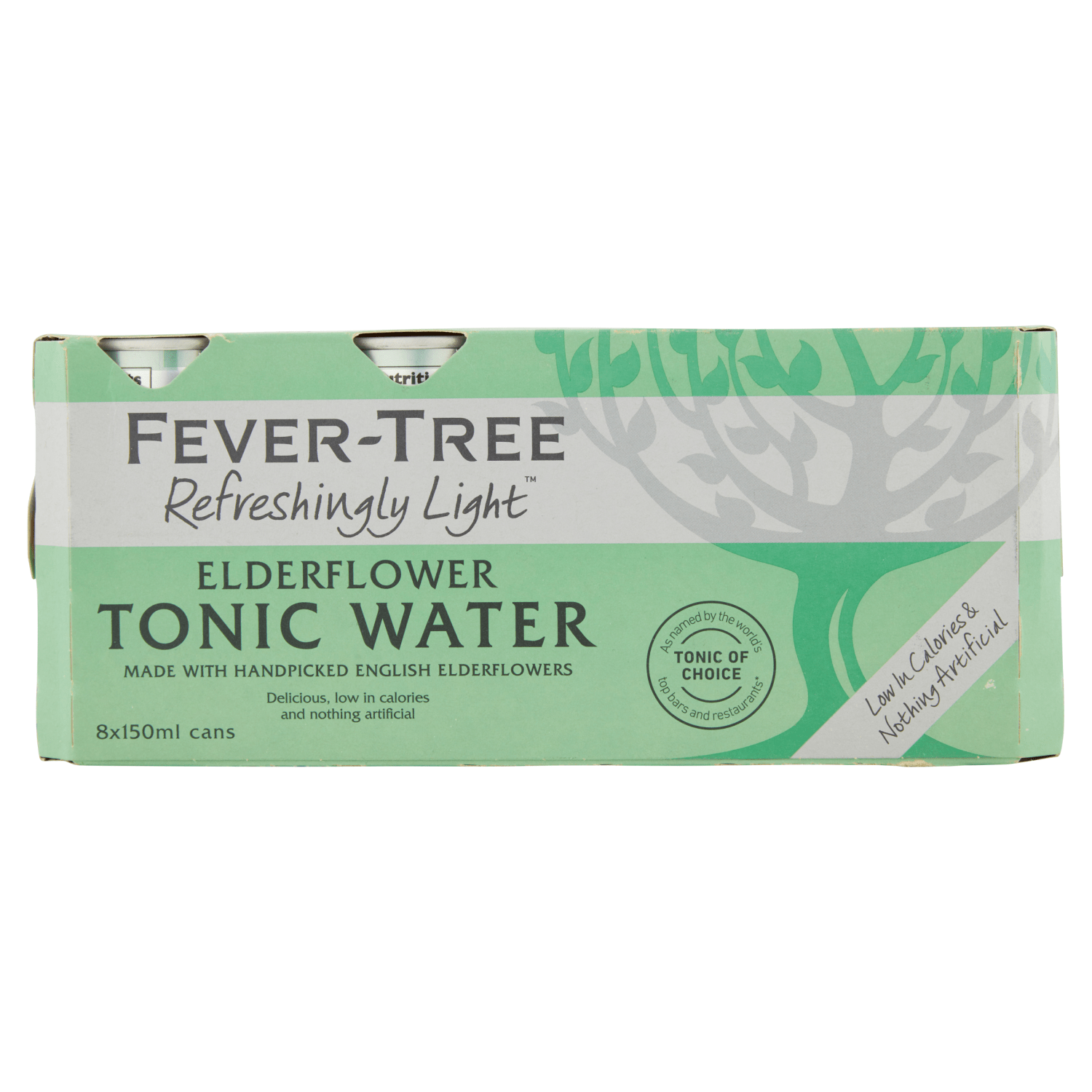 Fever - Tree Refreshingly Light Elderflower Tonic Water 8 x 150ml - UK Food & Drink - 5060108452113