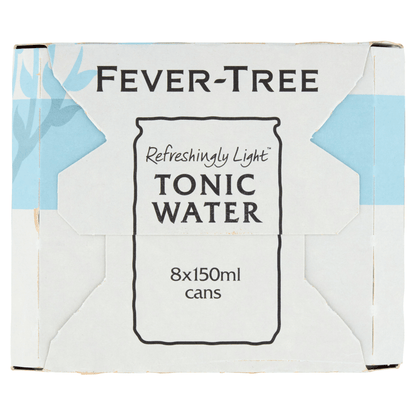 Fever - Tree Refreshingly Light Tonic Water 8 x 150ml - UK Food & Drink - 5060108450966