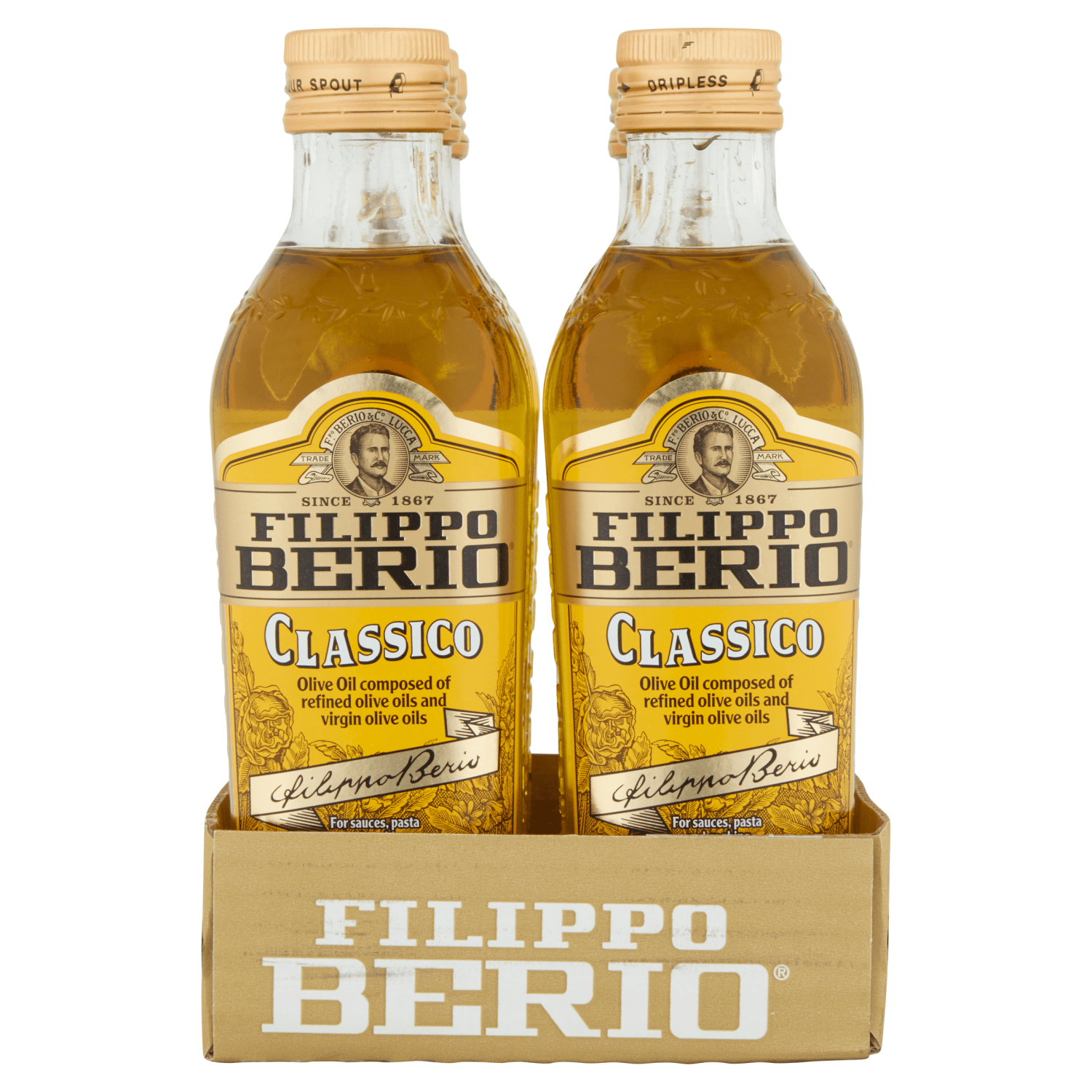 Filippo Berio Classic Olive Oil 500ml - UK Food & Drink - 8002210501201