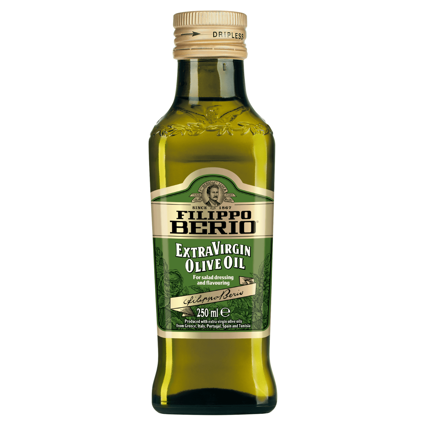 Filippo Berio Extra Virgin Olive Oil 250ml - UK Food & Drink - 8002210500105