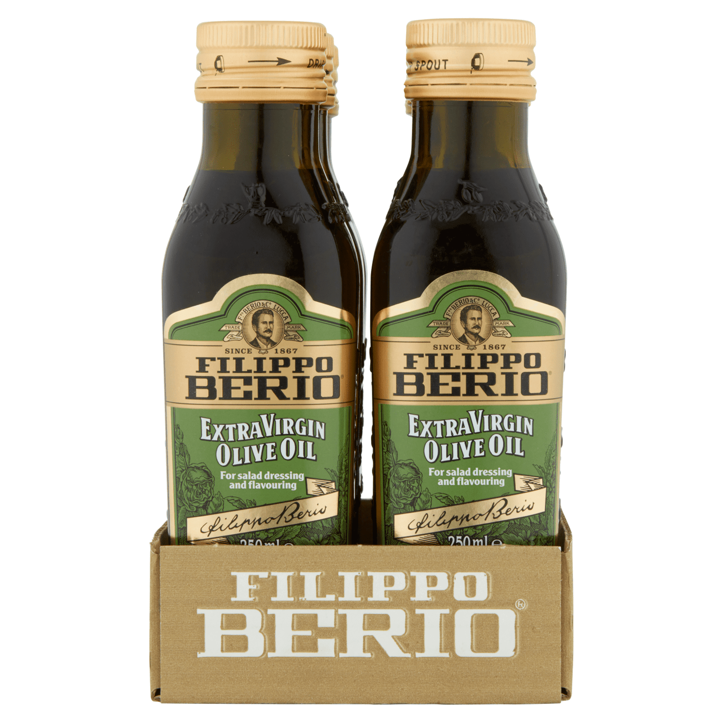 Filippo Berio Extra Virgin Olive Oil 250ml - UK Food & Drink - 8002210500105