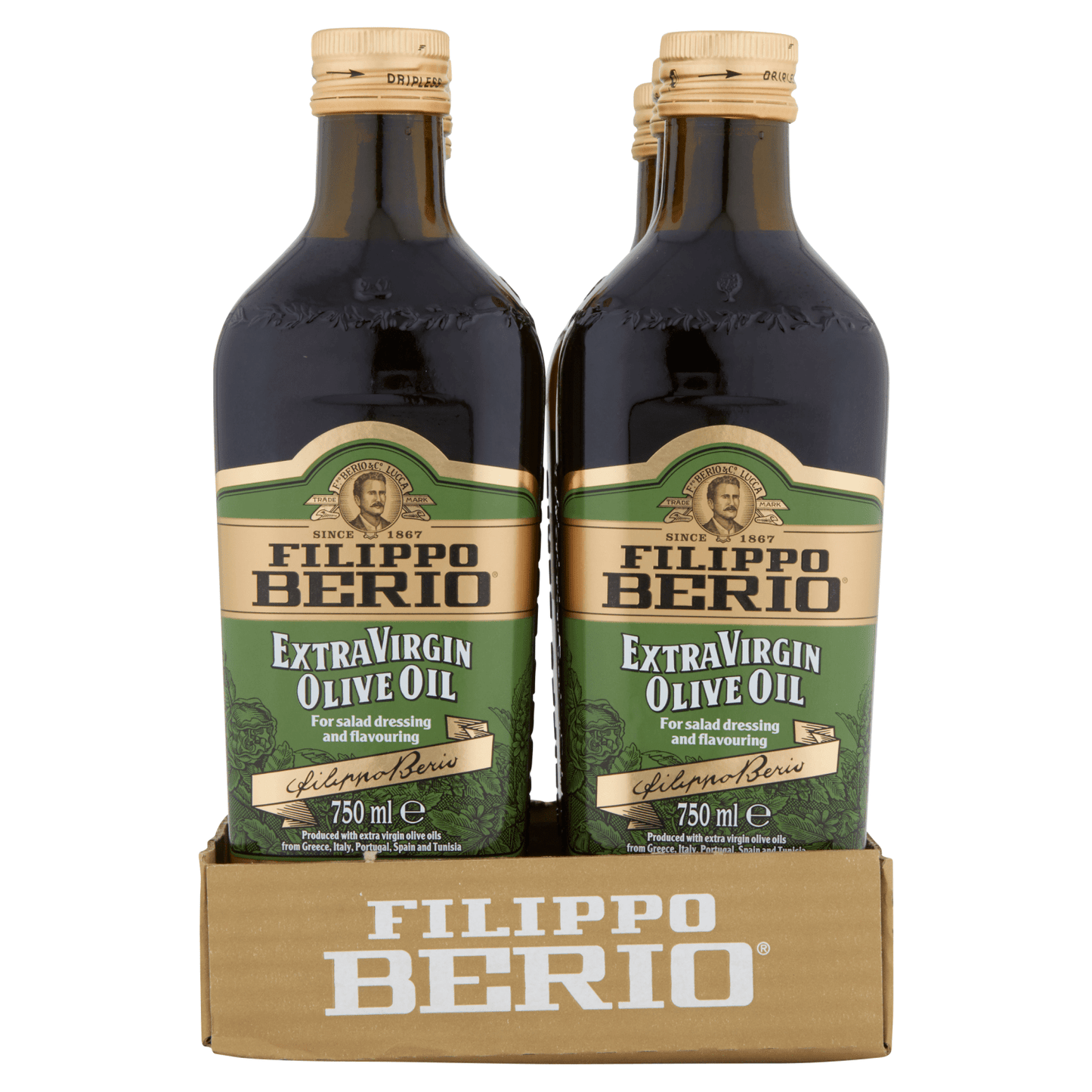 Filippo Berio Extra Virgin Olive Oil 750ml - UK Food & Drink - 8002210560000