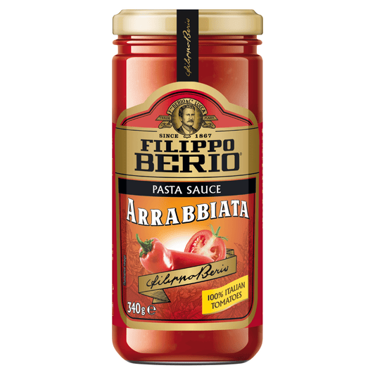 Filippo Berio Pasta Sauce Arrabbiata 340g - UK Food & Drink - 8002210133235