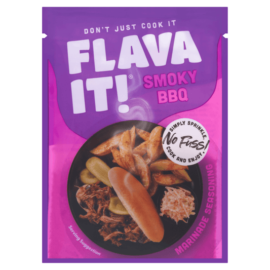 Flava It! Smoky BBQ Marinade Seasoning 35g - UK Food & Drink - 5032457710756
