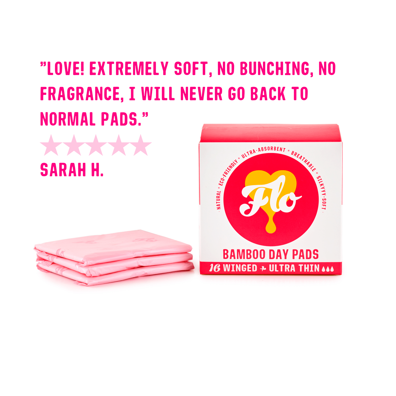 Flo Bamboo Day Pads - UK Food & Drink - 5060630100643