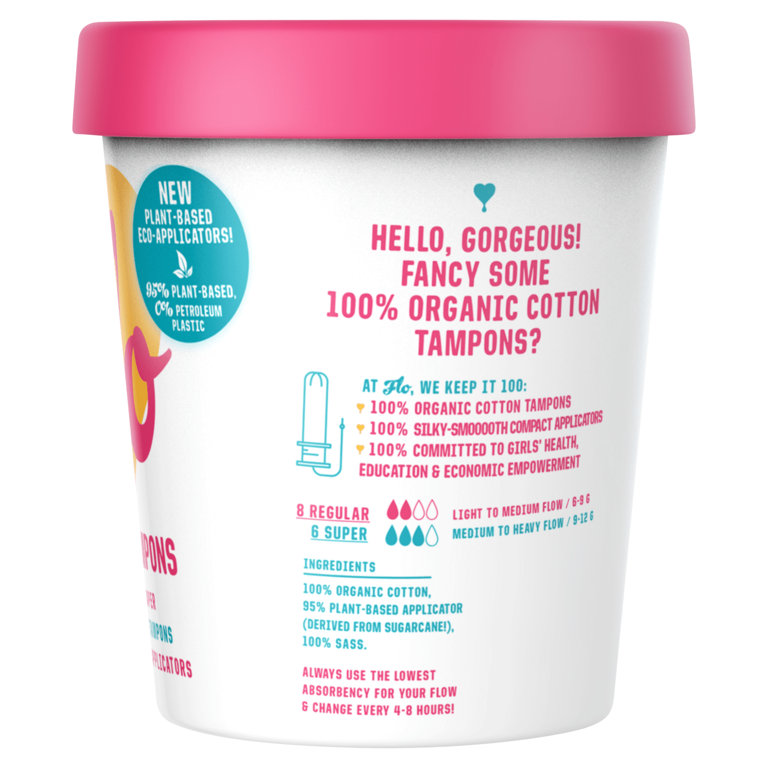 Flo Organic Tampons - UK Food & Drink - 5060630100063