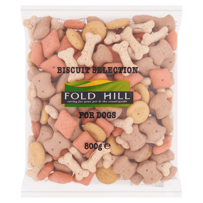 Fold Hill Biscuit Selection for Dogs 800g - UK Food & Drink - 5014439216746