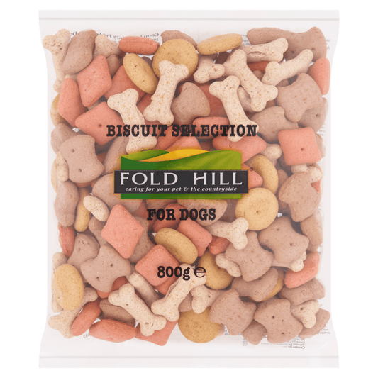 Fold Hill Biscuit Selection for Dogs 800g - UK Food & Drink - 5014439216746