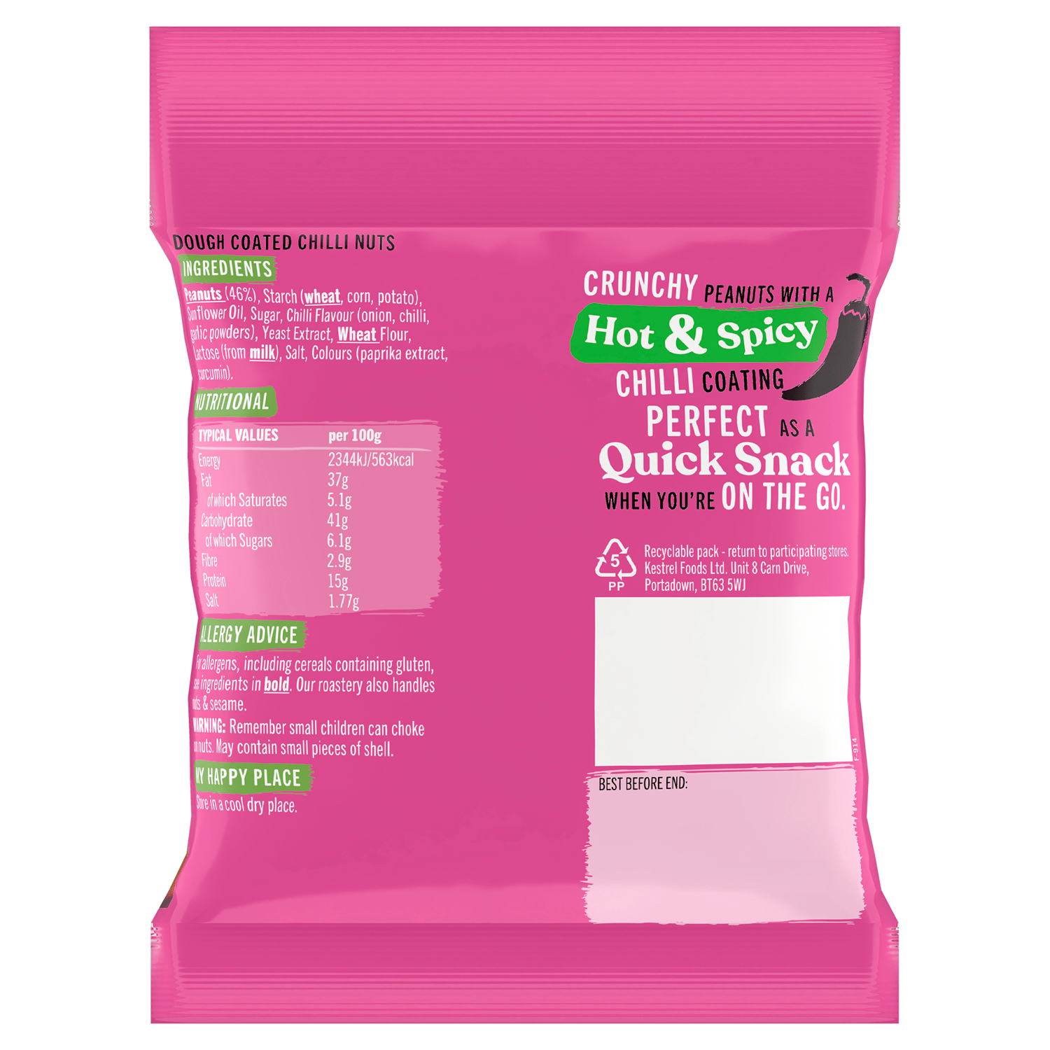 Forest Feast Chilli Nuts - UK Food & Drink - 5022374058628