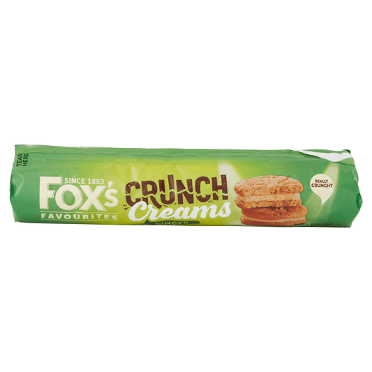Fox's Favourites Crunch Creams Ginger 200g - UK Food & Drink - 5010035069298