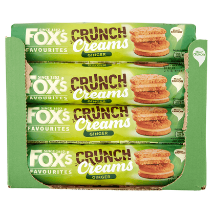Fox's Favourites Crunch Creams Ginger 200g - UK Food & Drink - 5010035069298