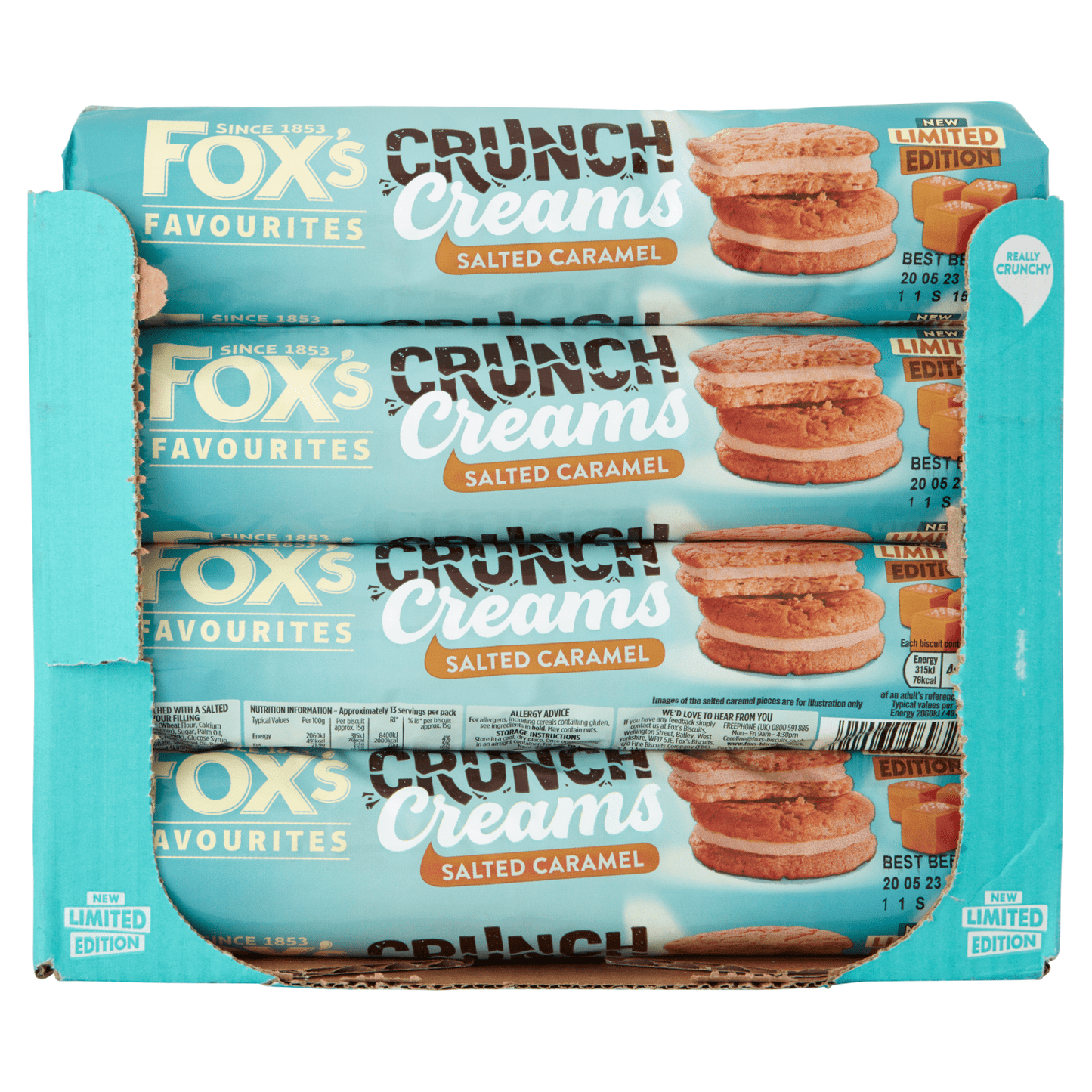 Fox's Favourites Crunch Creams Salted Caramel 200g - UK Food & Drink - 5010035069328