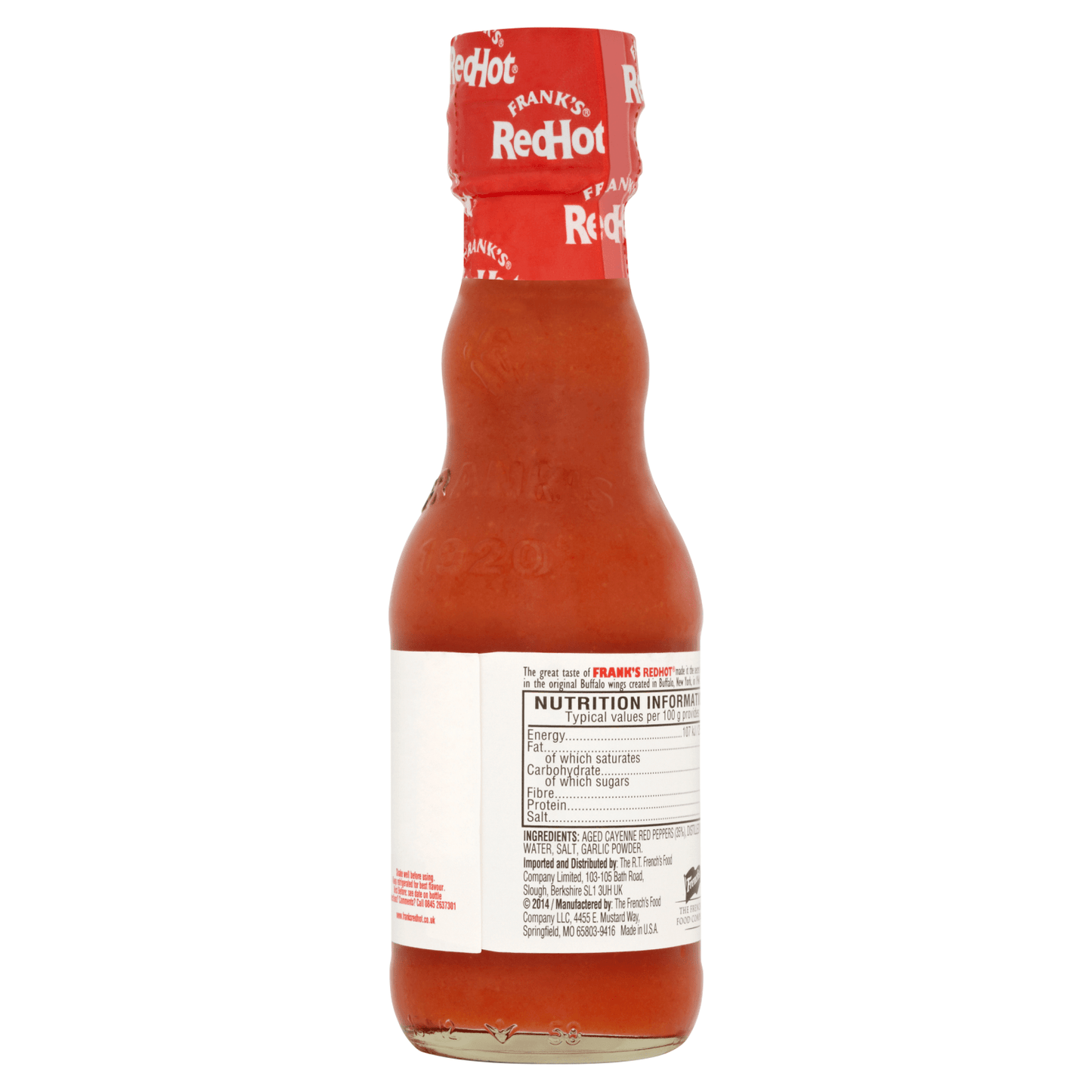 Frank's RedHot Original Cayenne Pepper Sauce 148ml - UK Food & Drink - 41500888125
