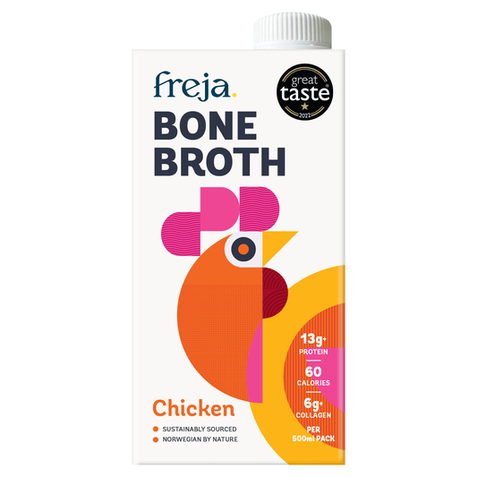 Freja Chicken Bone Broth 500ml - UK Food & Drink - 5070000140100