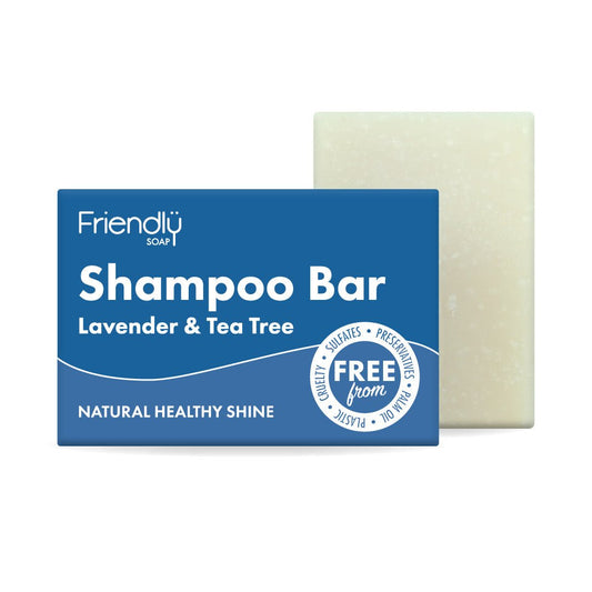 Friendly Soap Shampoo Bar - Lav & Tea Tree - UK Food & Drink - 5060892900135