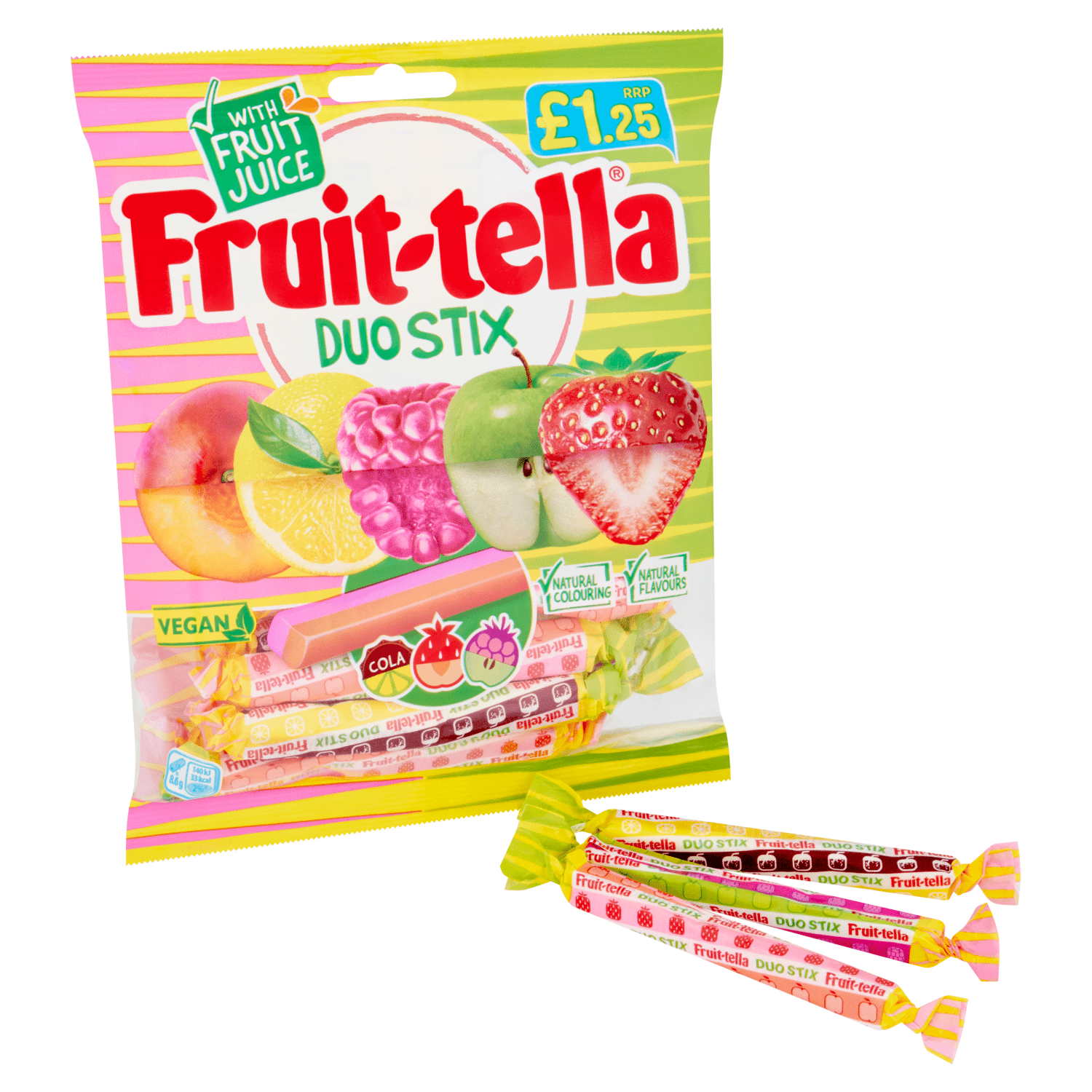 Fruit - tella Duo Stix 135g - UK Food & Drink - 8723400797807