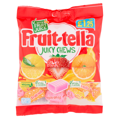 Fruit - tella Juicy Chews 135g - UK Food & Drink - 8723400797838